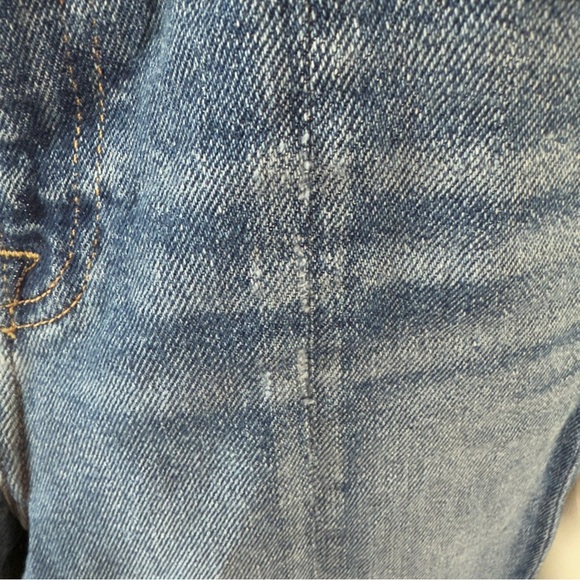 7 For All Mankind Luxe Vintage Exaggerated Kick-Flare in Blue Size: 25 - Picture 4 of 6